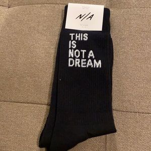 “This Is Not A Dream” mid-calf socks